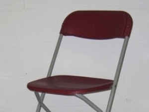 Burgundy Folding Chair $1.75ea