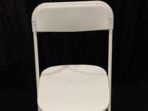 White Folding Chair $2.34ea