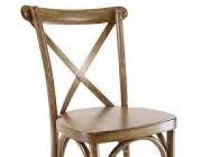 Cross Back Chair - $9.50 each (Cushion $1.00 each 